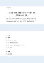 우리 사회의 다양한 가족문제 가운데 학습자가 생각하는 가장 심각한 사항이 무엇인지 저출산 가족해체 등 이를 극복하는 데에 가족생활교육이 어떠한 역할을 할 수 있을지-1