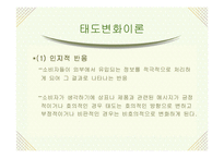 [소비자행동론] 태도변화이론 및 적용-9