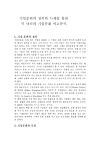 기업문화의 정의와 사례를 통한 각나라의 기업문화 비교분석-2