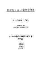 [사회복지] 4대보험 정책의 이해 및 한계점-2