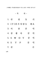 [마케팅](주)좋은사람들의 속옷 브랜드 마케팅 전략 연구-1