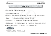 [마케팅원론] 도요타 렉서스 성공사례분석-10