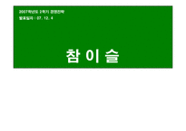 [경영전략] 참이슬 사례-1