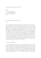 Social Media Marketing 이란 무엇인지 논하라-1