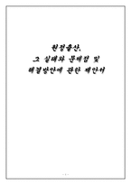원정출산, 그 실태와 문제점 및 해결방안에 관한 제안서-1