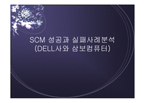 [물류] SCM 성공과 실패사례분석(DELL사와 삼보컴퓨터)-1