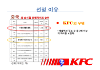 [국제마케팅] KFC 중국진출 성공사례-4