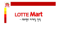 [마케팅전략] 롯데마트 PB브랜드 마케팅 전략-2