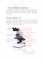 [기타] 광학 현미경의 구조와 사용법-2