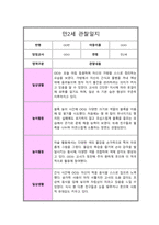 만 2세 1년 관찰일지 놀이와 일상 및 총평 10회-18