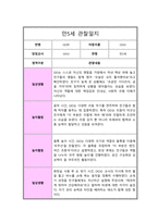 [관찰일지] 만 5세 1년 관찰일지 일상생활 놀이활동 및 총평 (10회분량)-6