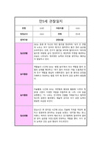 [관찰일지] 만 5세 1년 관찰일지 일상생활 놀이활동 및 총평 (10회분량)-8
