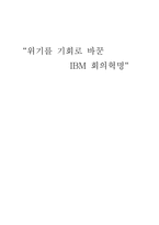 [독후감] 위기를 기회로 바꾼 IMB의 회의혁명-1