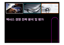[전략경영론] 렉서스 경영 전략 분석 및 평가-1
