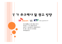 [마케팅] SKT `T` 티 추구해야 할 광고 방향-1
