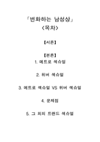 [성과철학] 변화하는 남성상-1