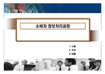 [마케팅원론] 소비자 정보처리과정-1