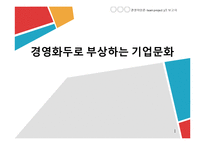[기업문화, 경영학원론, project, team, 기업, 지주회사] 경영화두로 부상하는 기업문화-1