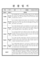 만 5세 관찰일지 발달평가 5명 분량-5