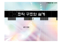 조직 구조와 설계-1