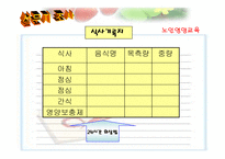 [영양교육] 노인의 영양관리-13