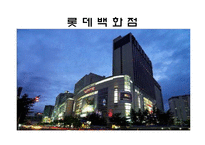 [경영] 롯데백화점 기업분석-1