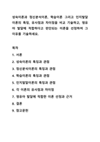 성숙이론과 정신분석이론, 학습이론 그리고 인지발달이론의 특징, 유사점과 차이점을 비교 기술하고, 영유아 발달에 적합하다고 판단되는 이론을 선정하여 그 이유를 기술하세요.-1