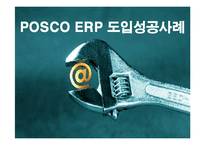 [경영정보] 포스코의 ERP SYSTEM구축 성공사례-1