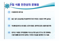 [농업경제학] 식품의 안정성-7