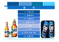 [전략경영] HITE 맥주(하이트맥주) VS OB 맥주 비교분석-2