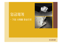 [인사관리론] 임금체계와 국내기업 임금체계 사례분석-1
