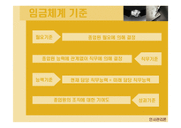 [인사관리론] 임금체계와 국내기업 임금체계 사례분석-3