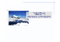[기업조사] 대한항공의 인적자원관리-1