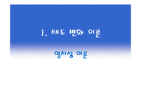 [소비자행동론] 태도의 형성과 변화-9