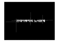 현대자동차의 노사관계-1
