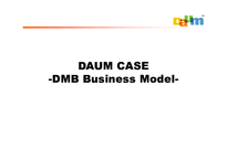 다음 Daum의 DMB 비즈니스모델-1