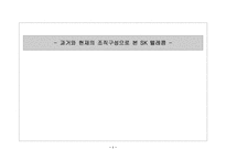 [조직분석] SK텔레콤 조직구조 분석-1