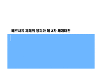 [국제정치사] 베르사유체제의 붕괴와 제2차 세계대전-1