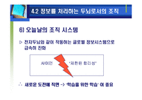 학습과 자기 -조직화(두뇌로서의 조직)-17
