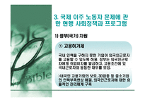 [사회문제론] 국제 이주 노동자-8