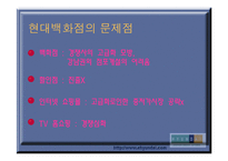 현대백화점 내부 외부환경분석 및 고급화 차별화 전략에 대해-17