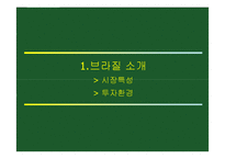 [국제무역] 브라질 투자분석-3