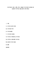 [다이어트] 다이어트의 정의, 유형, 역사, 방법과 다이어트의 문제점 및 건강한 다이어트 방법 분석(사례 중심)-1