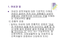 [여성학] 여성의 경력개발에 관한 발표 자료입니다.-3