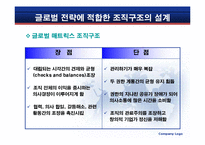 [경영조직] 국제 환경에서의 조직설계-18