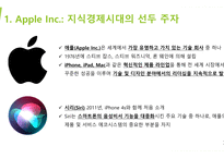 경영정보학원론) 지식경제시대와 지식집약 서비스 혁신 - Apple Inc 사례분석-3