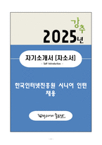 A+ 한국인터넷진흥원 시니어 인턴 채용 자기소개서(자소서)-1
