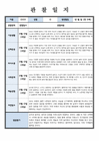관찰일지 만 5세 관찰 및 발달평가 1학기 분량 ( 내용길고 풍부하게 작성한 관찰일지 )-5