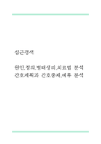 (심근경색 문헌고찰과 간호중재) 심근경색 원인,정의,병태생리,치료법 분석과 심근경색 간호계획과 간호중재,예후 분석-1