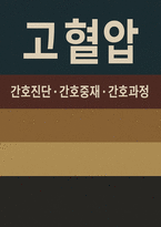 고혈압 간호진단 간호과정 간호중재 케이스 - 실습소감문(성인간호학 실습)-1
